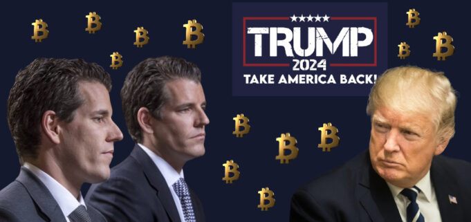 Winklevoss twins' $2M Bitcoin donation to Trump sparks debate on crypto's role in politics and regulatory implications.