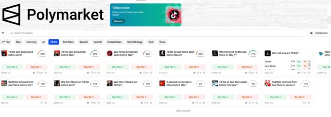 Decentralized prediction market Polymarket faces backlash over a TikTok ban bet resolution
