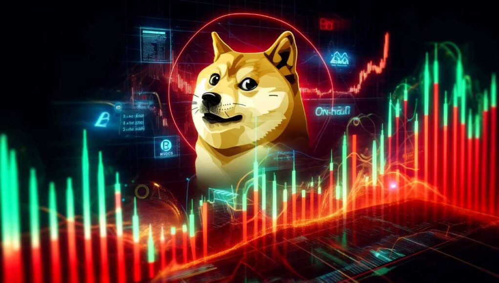 Dogecoin price down, network activity up