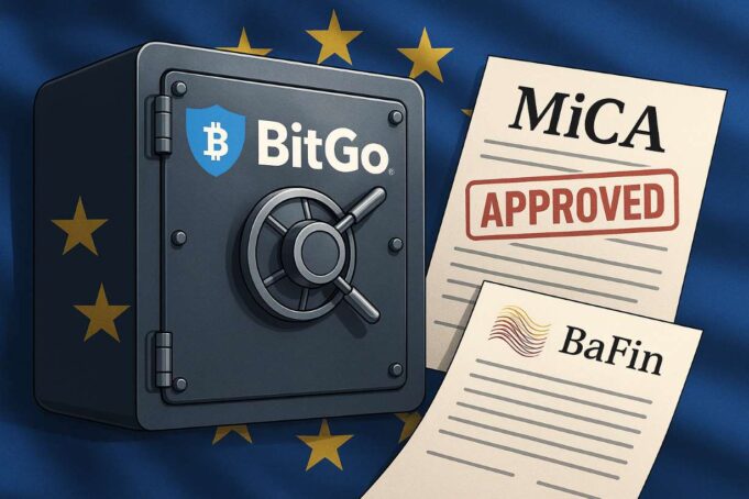 BitGo acquired its MiCA License in Germany.