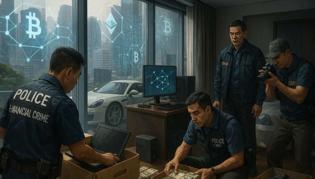 Hong Kong cracks down on crypto money laundering syndicate.