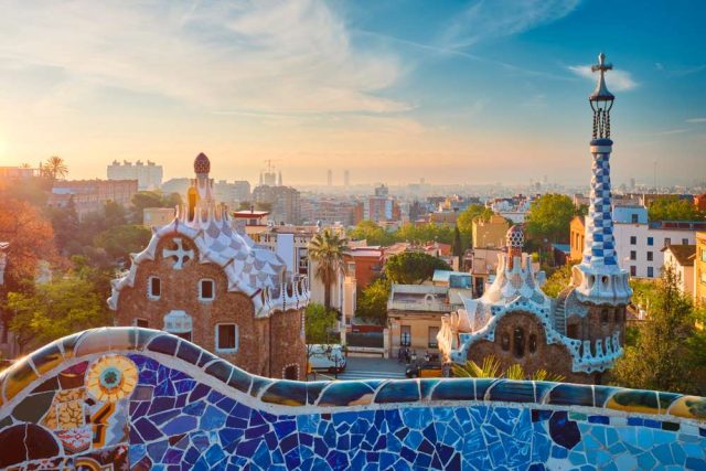 Views of Park Guell, Barcelona. The city will host the European Blockchain Convention 2025.