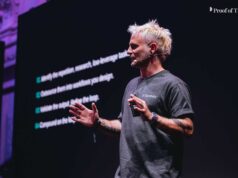 Exclusive Interview: Marcus “Mog” Graichen, The Translator of Bittensor Marcus Graichen, founder and CEO of Taostats, speaking on stage at the Proof of Talk 2026 summit in Paris.