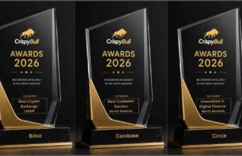 CrispyBull Awards 2026 Recognize Bitso, Coinbase and Circle with Regional Honors CrispyBull Awards 2026 recognizing Bitso, Coinbase and Circle as regional winners for crypto exchange, customer service and digital finance innovation.