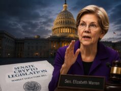 Warren Reopens Crypto Ethics Fault Line Ahead of Senate Vote